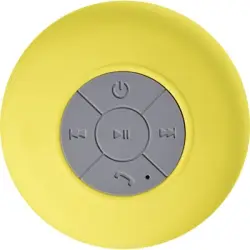 Głośnik bezprzewodowy z przyssawką - kolor żółty