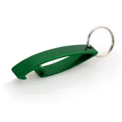 Brelok do kluczy - otwieracz do butelek - kolor zielony