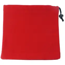 Ocieplacz na szyję i czapka 2 w 1 kolor czerwony