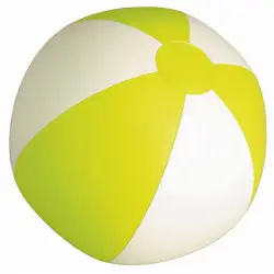 Piłka plażowa - biało żółta
