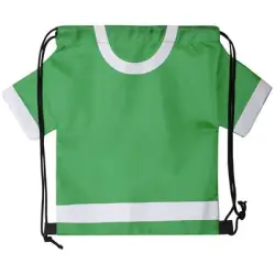 Worek ze sznurkiem "koszulka kibica", rozmiar dziecięcy - kolor zielony