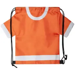 Worek ze sznurkiem "koszulka kibica", rozmiar dziecięcy - kolor pomarańczowy