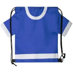 Worek ze sznurkiem "koszulka kibica", rozmiar dziecięcy - kolor niebieski
