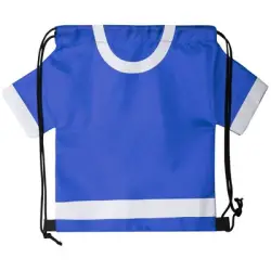 Worek ze sznurkiem "koszulka kibica" - kolor niebieski