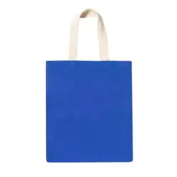 Torba z juty na zakupy - kolor niebieski