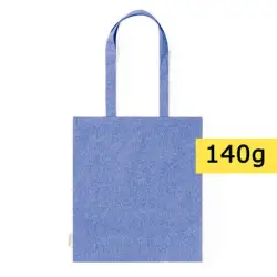Torba z bawełny z recyklingu - kolor niebieski