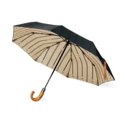 Składany parasol 21" VINGA Bosler AWARE™ RPET - kolor czarny