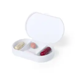 Antybakteryjny pojemnik na tabletki - kolor biały