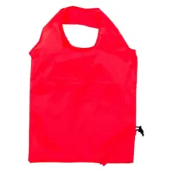 Czerwona składana torba na zakupy