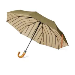 Składany parasol 21" VINGA Bosler AWARE™ RPET - kolor zielony