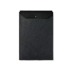 Pokrowiec na laptopa 17" VINGA Albon filc z recyklingu kolor czarny