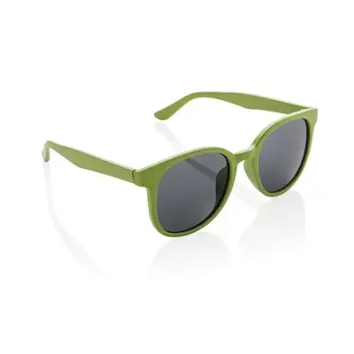 Ekologiczne okulary przeciwsłoneczne z włókien słomy pszenicznej - kolor zielony