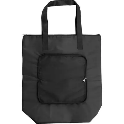 Składana torba termoizolacyjna, torba na zakupy kolor czarny