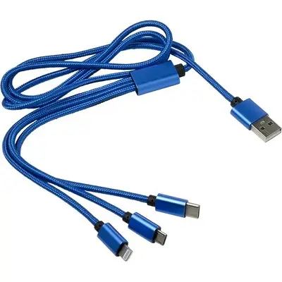 Kabel do ładowania - kolor niebieski