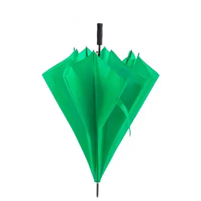 Duży wiatroodporny parasol automatyczny - kolor zielony