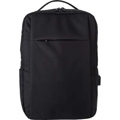 Plecak na laptopa 16" RPET - kolor czarny