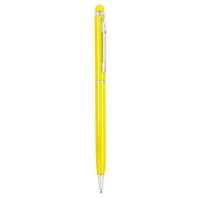 Długopis - touch pen - kolor żółty
