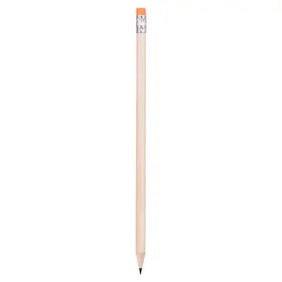 Ołówek z pomarańczową gumką