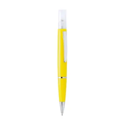 Długopis z atomizerem - kolor żółty