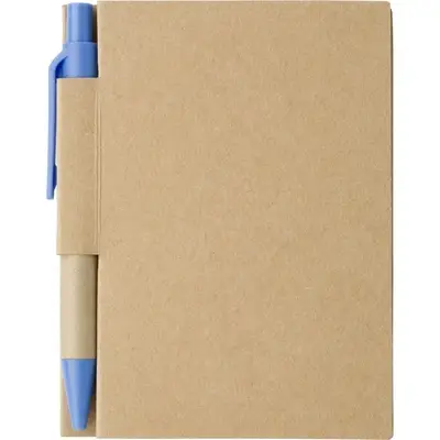 Notes / notatnik w linie z długopisem - niebieski