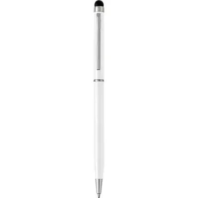 długopis z touch pen'em - biały