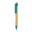 Bambusowy długopis kolor niebieski
