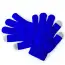 Rękawiczki z gumowanymi końcówkami - niebieskie