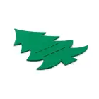 Uchwyty na sztućce - TREESGUARD - kolor zielony