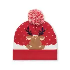 Świąteczna czapka z dzianiny - SHIMAS HAT - kolor czerwony