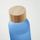 Butelka z matowego szkła 500 ml - ABE - kolor niebieski
