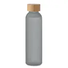 Butelka z matowego szkła 500 ml - ABE - kolor szary