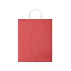 Duża papierowa torba  - kolor czerwony