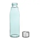 Szklana butelka 500 ml  - kolor przezroczysty niebieski