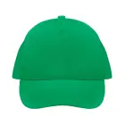 Czapka z daszkiem,bawełna org. kolor zielony