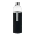 Szklana butelka w etui 750ml - UTAH LARGE - kolor czarny