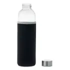 Szklana butelka w etui 750ml - UTAH LARGE - kolor czarny