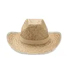 Słomiany kapelusz kowbojski kolor beżowy