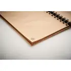 Bambusowy notatnik A5 kolor drewniany