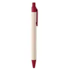Długopis z kartonu po mleku kolor czerwony