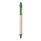 Długopis z kartonu po mleku kolor zielony