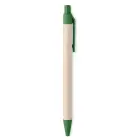 Długopis z kartonu po mleku kolor zielony