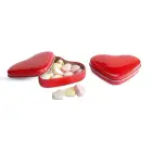 Lovemint - Cukierki w pudełku serce - Kolor czerwony