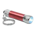 Arizo - Aluminiowy brelok latarka - Kolor czerwony