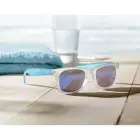 America Touch - Lustrzane okulary przeciwsłon - Kolor niebieski