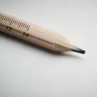 Ołówek stolarski z linijką - MADEROS - kolor brązowy