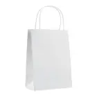 Papierowa torebka ozdobna mał PAPER SMALL - kolor biały