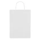 Papierowa torebka ozdobna duż PAPER LARGE - kolor biały
