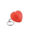 Lovy Ring - Brelok serce z PU - Kolor czerwony