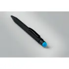 Długopis z rysikiem NEGRITO - kolor turkusowy