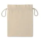 Średnia bawełniana torba  TASKE MEDIUM - kolor beżowy